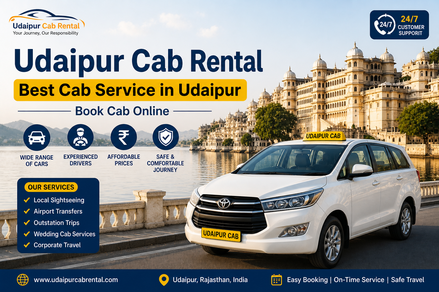 best cab service in udaipur