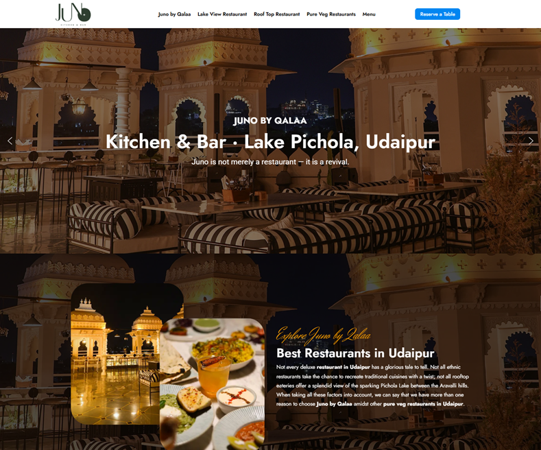 Heritage Restaurant in Udaipur